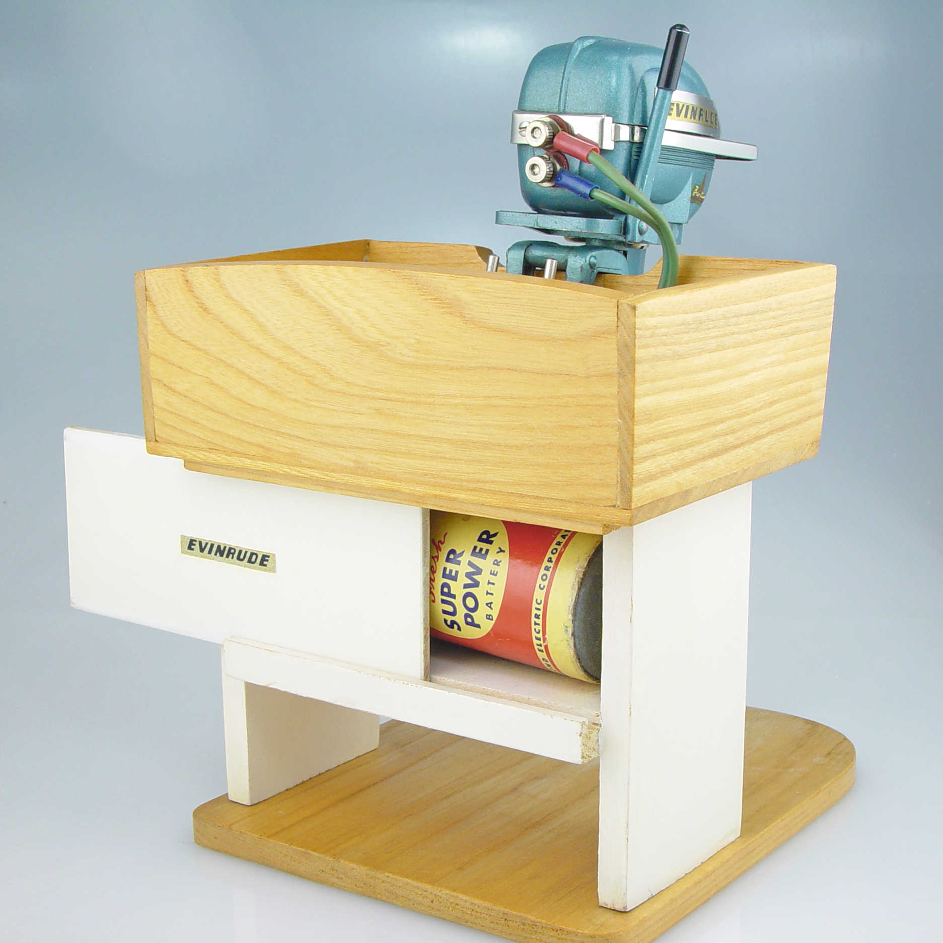 1953 Evinrude Big Twin 25HP with Transom Stand